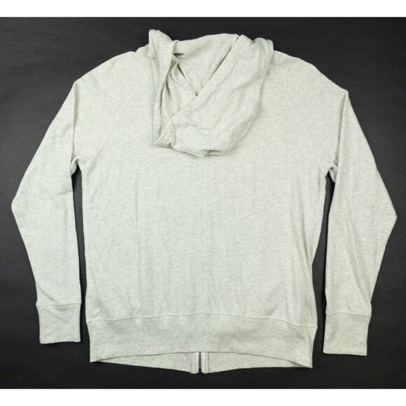 Purdue Boilermakers Nike Hoodie Men's Medium Full Zip Logo Sweatshirt Light Gray - Picture 4 of 12